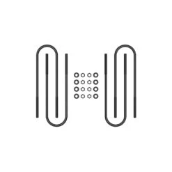 ICON 37023 Ford F250/F350 SD Dually/Ram HD Rear 15" U-Bolt Kit