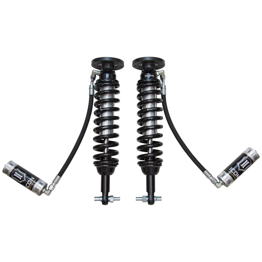 ICON 91815 Ford F150 2WD 1.75-2.63" Lift Front 2.5 VS Remote Reservoir Coilover Kit 3 ICON 91815 Ford F150 2WD 1.75-2.63" Lift Front 2.5 VS Remote Reservoir Coilover Kit