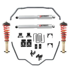 Belltech 1054HK Coilover Adjustable Spring Lowering Kit Complete Kit Inc. Height Adjustable Front Coilovers & Anti-Swaybar Set