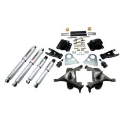 Belltech 818SP Lowering Kit Front And Rear Complete Kit W/ Street Performance Shocks