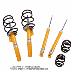 KONI 1145 1126 Sport Kit (Yellow) With Eibach Springs Audi A4 Quattro