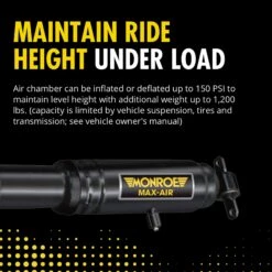 Monroe MA727 Rear Max-Air Air Shock Absorber Buick, Chevrolet, Chrysler, Dodge, Ford, GMC, International, Plymouth, Pontiac, Toyota -Shockwarehouse Shop Monroe 20Max 20Air FAB 203 355c45fc b5d7 479c 826b 1d0e5793e3af